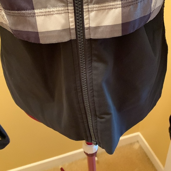 NWOT Lululemon Plaid Zipper front over Grey Jacket - Picture 5 of 12